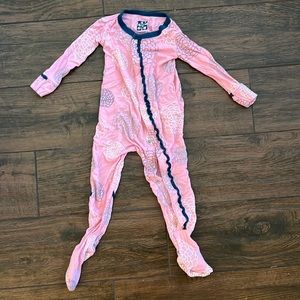 KicKee Pants pajamas size 12-18 months. Good condition